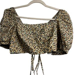 Zara floral women Crop Top